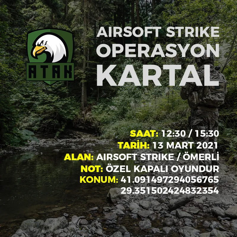 AIRSOFT Strike Operasyon Kartal