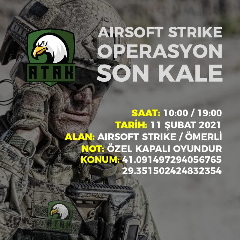 AIRSOFT Strike Operasyon Son Kale