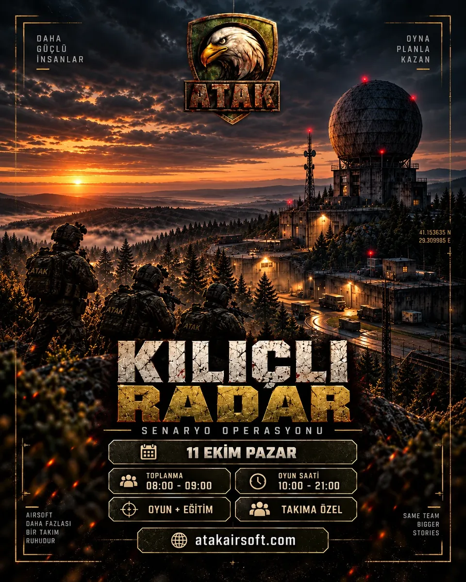 KILIÇLI RADAR — 11 Ekim Senaryo Operasyonu