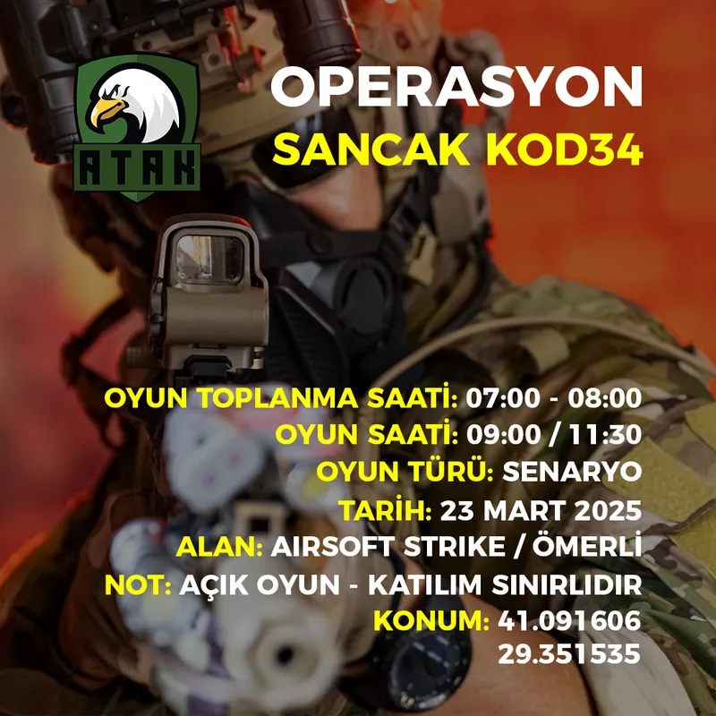 Operasyon Sancak Kod34