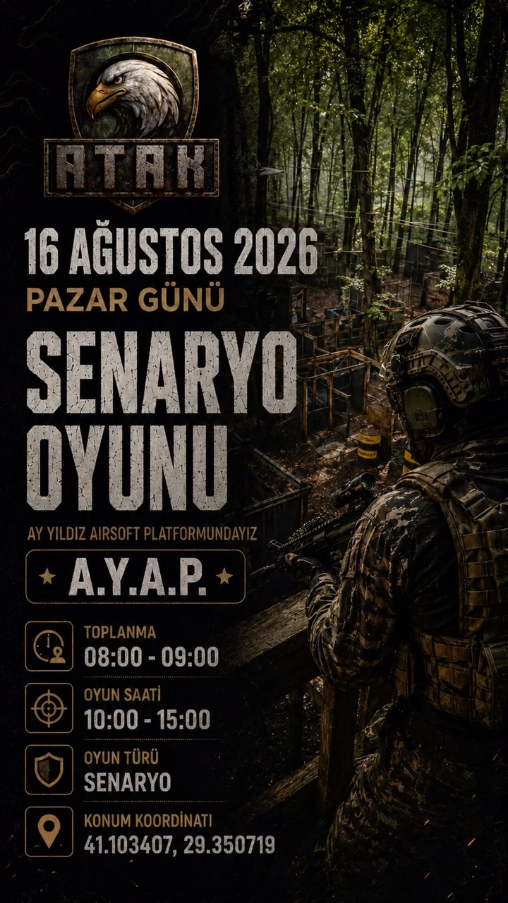AYAP’tayız 👊🏼🦅 - ATAK AIRSOFT airsoft paylaşımı