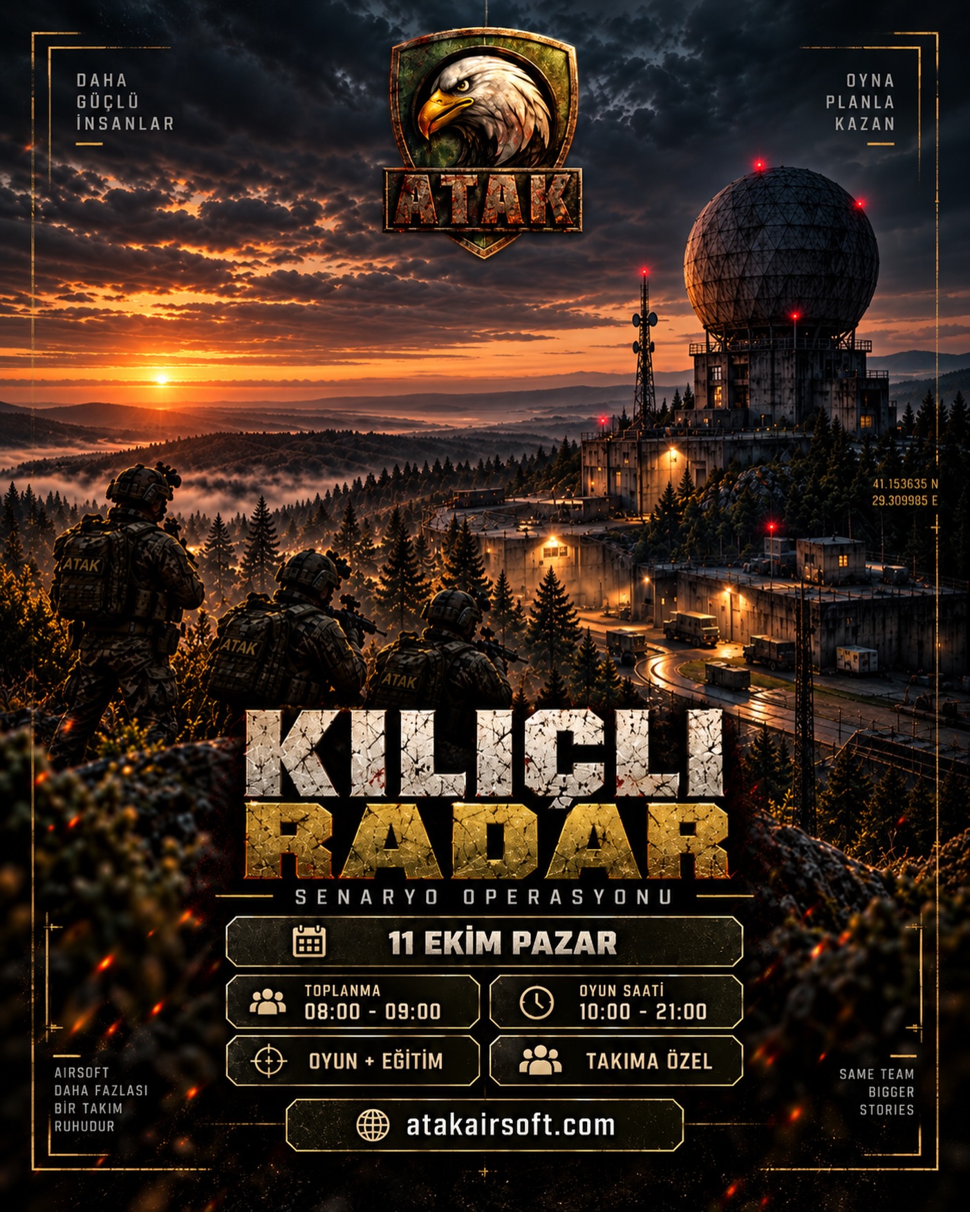 Atak Takımı Eğitim Oyunu / Kılıçlı Radar - ATAK AIRSOFT airsoft paylaşımı