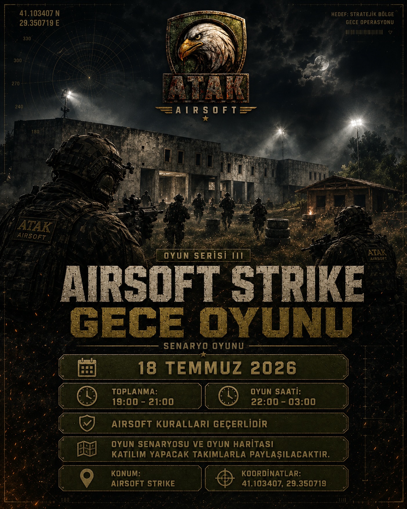 Gece Oyunu - AIRSOFT Strike - ATAK AIRSOFT airsoft paylaşımı
